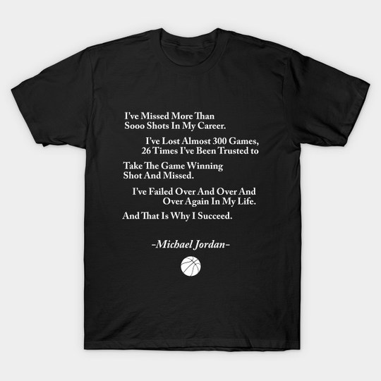 Discover Michael Jordan quotes - Michael Jordan - T-Shirt