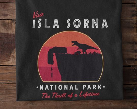 Discover Jurassic Park T-Shirt, Isla Sorna Shirt, Jurassic World Parody Shirt
