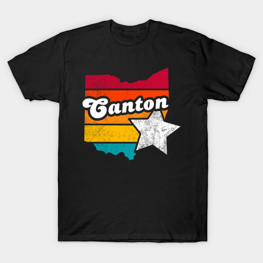 Discover Canton Ohio Vintage Distressed Souvenir - Canton Ohio - T-Shirt