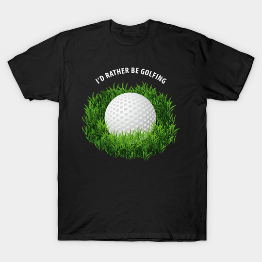 Discover Golf Ball In The Grass - Putting Green - T-Shirt