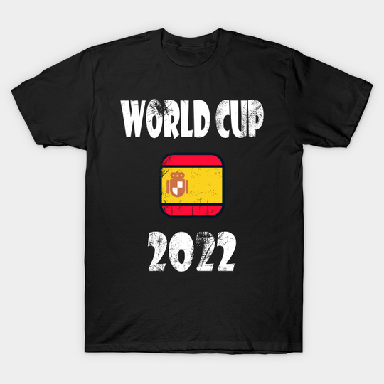 Discover Spain Football - World Cup Qatar 2022 - T-Shirt