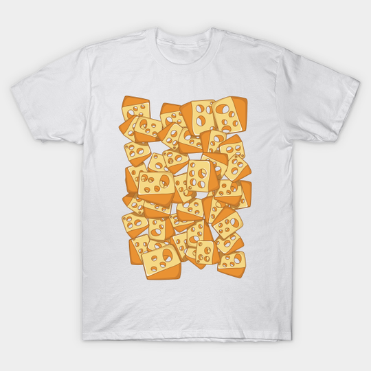 Discover Cheese pattern - Cheese Pattern - T-Shirt