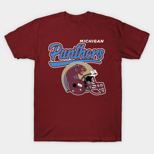 Discover Michigan Panthers Throwback - Usfl - T-Shirt