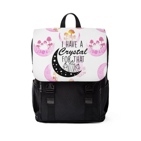 Discover Hippie Crystal Backpack Unisex Casual Shoulder Backpack