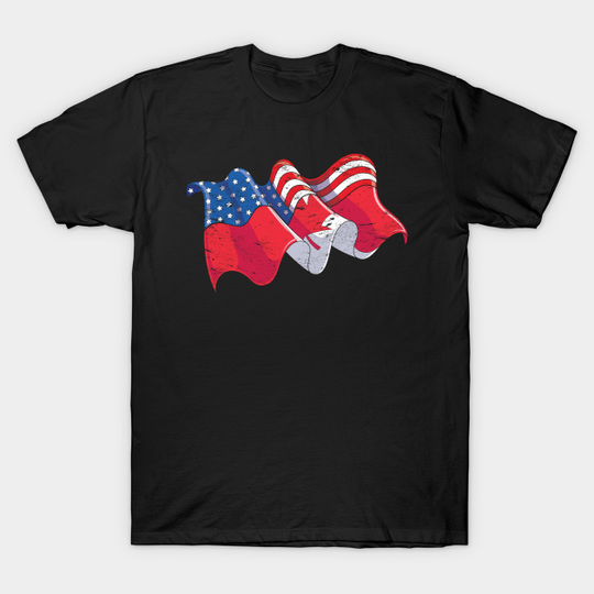 Discover Canadian Flag American Flag USA Canada - Canada - T-Shirt