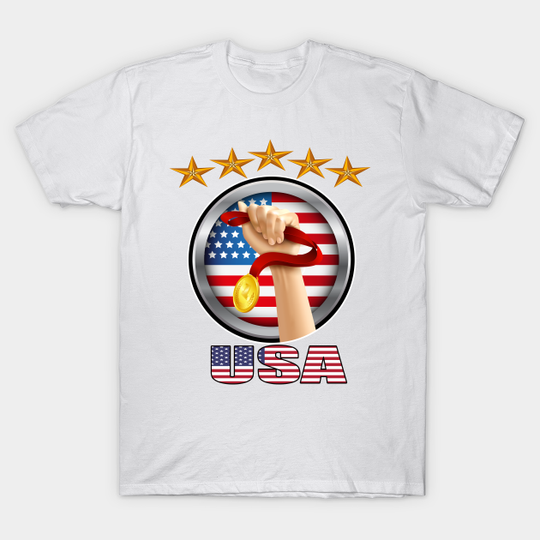 Discover USA first place in sports - Usa Sports - T-Shirt