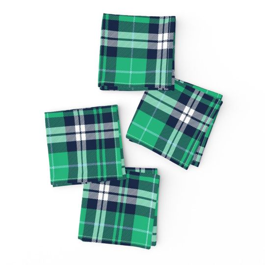 Discover Plaid Cocktail Napkins