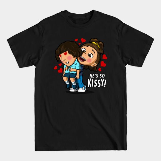 Discover He's so Kissy! - Funny Designs - T-Shirt
