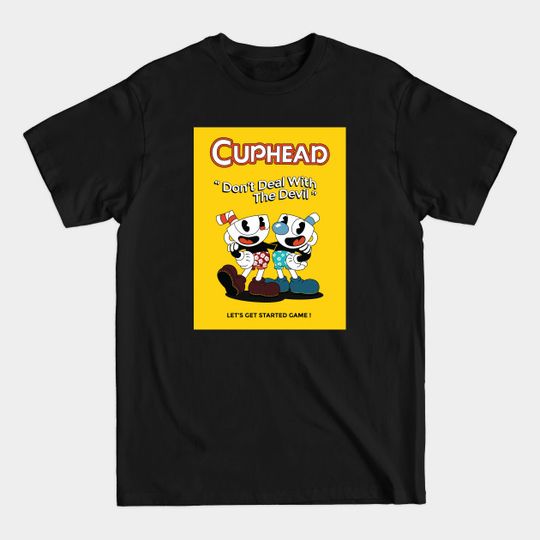 Discover Cuphead : Don't Deal with The Devil ! - Cuphead And Mugman - T-Shirt