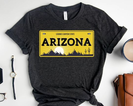 Discover Arizona Shirt, Arizona License Plate Shirt