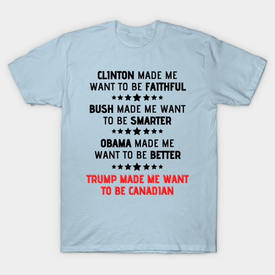 Discover Anti Trump - Clinton, Bush, Obama - Anti Trump - T-Shirt