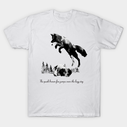 Discover Quick Brown Fox - Fox - T-Shirt