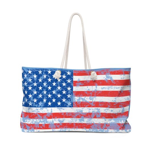 Discover Vintage Flag/MOM Weekender Bag
