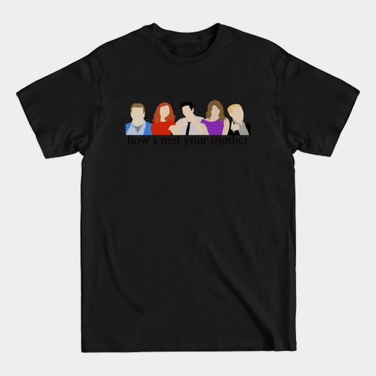 Discover HIMYM (Minimalist Print with Text) - How I Met Your Mother - T-Shirt