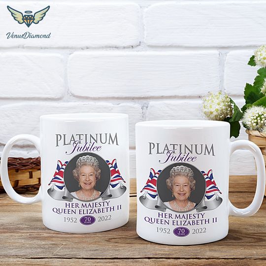 Discover Platinum Jubilee Queen Elizabeth II Mug