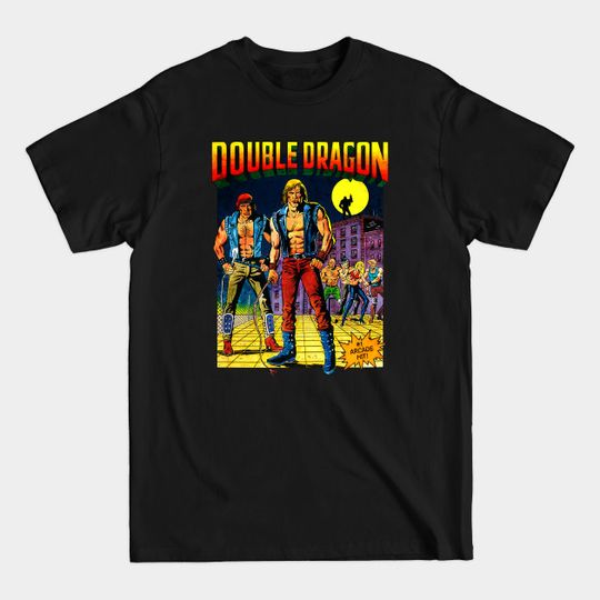 Discover Double Warriors - Double Dragon - T-Shirt