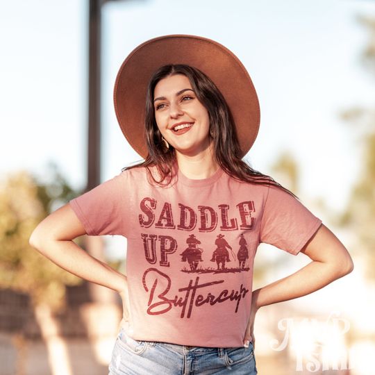 Discover Saddle Up Buttercup Shirt, Cowboy shirt women, Vintage cowboy shirt