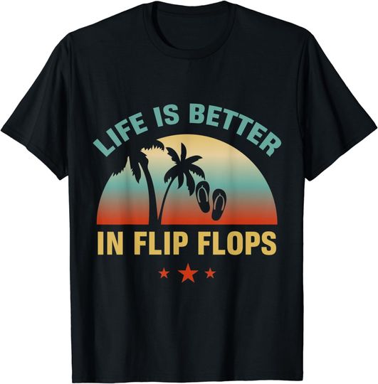 Discover Life Is Better In Flip Flops T-Shirt