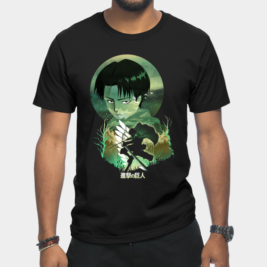 Discover Levi Sunset - Attack On Titan Anime - T-Shirt