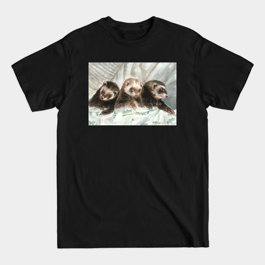 Discover Ferrets - Ferrets - T-Shirt