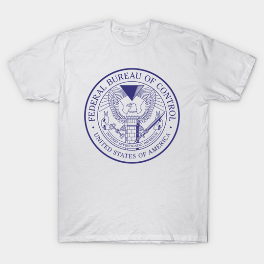 Discover Federal Bureau of Control Blue - Control - T-Shirt