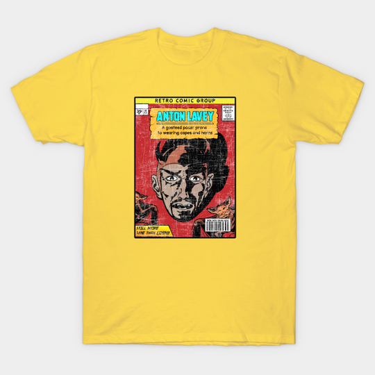 Discover ANTON LAVEY - 60s Comics - T-Shirt