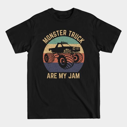 Discover Vintage Monster Truck r my Jam - Monster Truck - T-Shirt