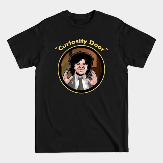 Discover Curiosity Door - Upside Down - T-Shirt