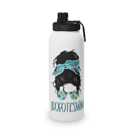 Discover Robotics Mama Stainless Steel Water Bottle, Sports Lid