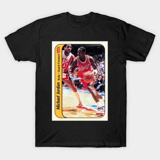 Discover Michael Jordan '86 Fleer Sticker - Paraholix - T-Shirt