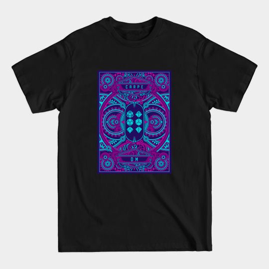 Discover Cyberpunk Carpe DM Polyhedral Dice Set - Dungeons And Dragons - T-Shirt