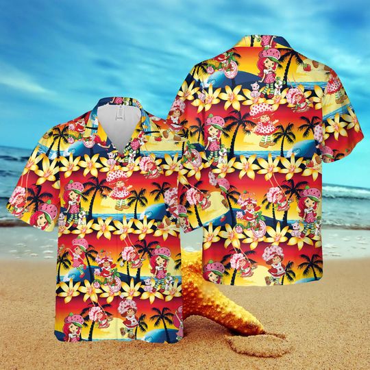 Discover Strawberry Shortcake Custard 71 Hawaiian Shirts