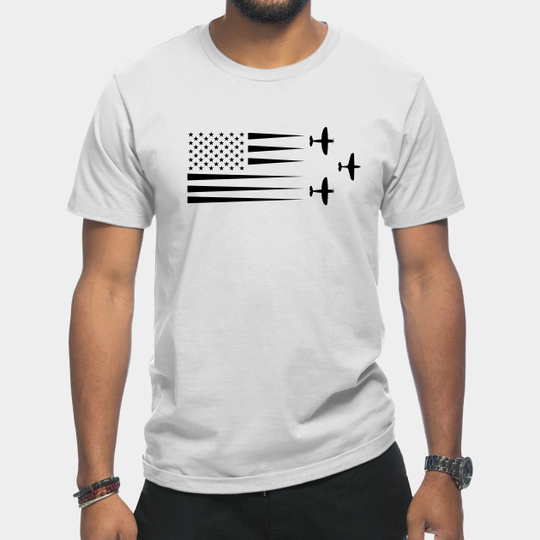 Discover P-51 Mustang P-47 Thunderbolt WW2 Fighter plane - P 51 Mustang - T-Shirt