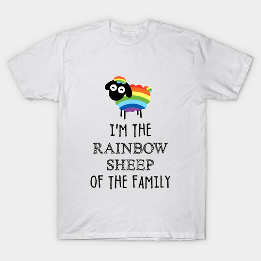 Discover Im The Rainbow Sheep Of The Family Super Sale Ladies Awesome - Awesome - T-Shirt