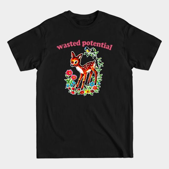 Discover Wasted Potential / Existentialist Meme Design - Losers Club - T-Shirt