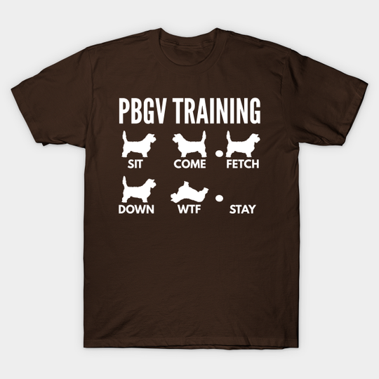 Discover Petit Basset Griffon Vendéen Training PBGV Dog Tricks - Petit Basset Griffon Venden - T-Shirt