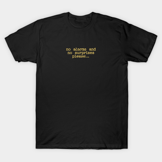 Discover Radiohead "No Suprises" - Radiohead - T-Shirt