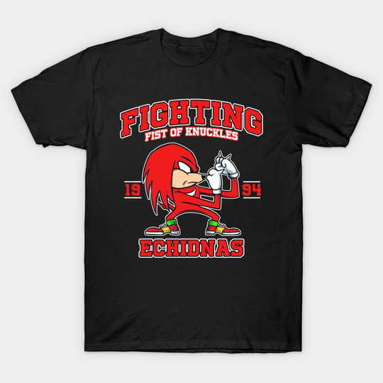 Discover Fighting Echidnas - Knuckles The Echidna - T-Shirt