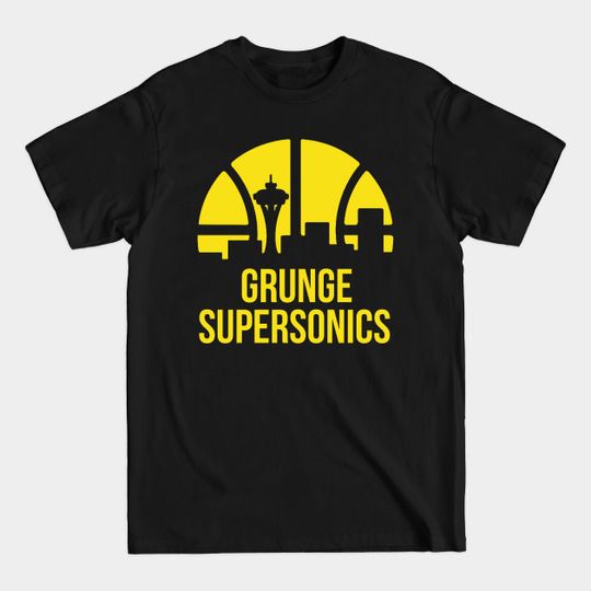 Discover Grunge Supersonics - Seattle Supersonics - T-Shirt