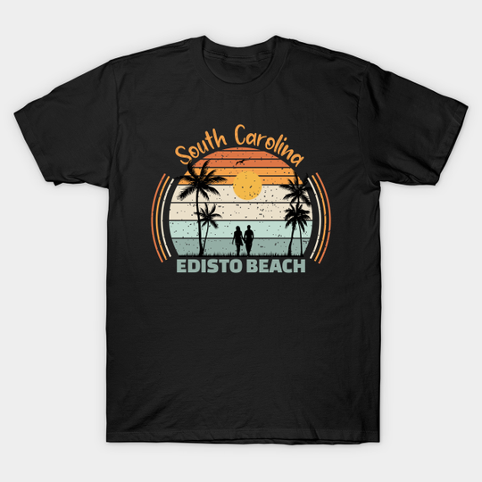 Discover edisto beach vintage - Island - T-Shirt