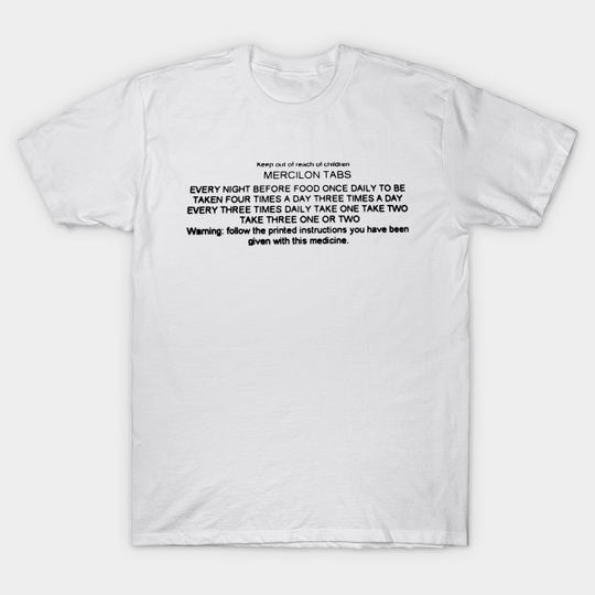 Discover MERCILON TABLETS (High Definition, Monochrome). - Mercilon - T-Shirt