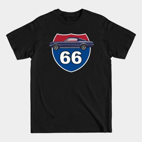 Discover 66-Nightmist Blue - 1966 Fastback - T-Shirt