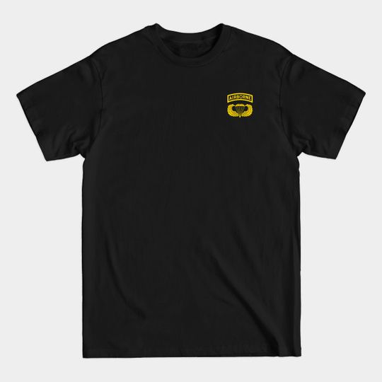 Discover Proud U.S Airborne Paratrooper White Wings T-Shirt