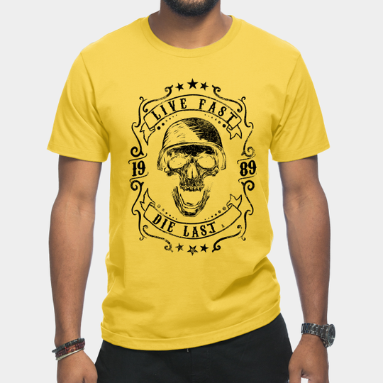 Discover Life fast Die fast - Dead - T-Shirt
