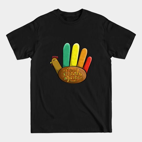 Discover Roasted Turkey - Thanksgiving High Five - High Five Thanksgiving Costume Roasted - T-Shirt