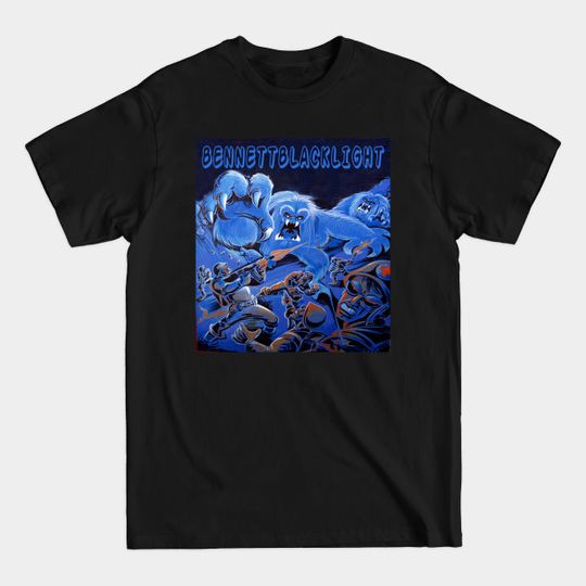 Discover BennettBlackLight Blue Yeti - Yeti - T-Shirt