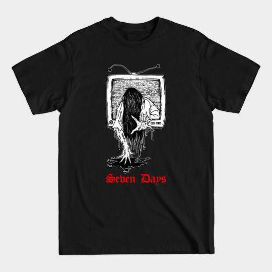 Discover The Ring Horror Movie Samara Seven Days Halloween - Halloween - T-Shirt