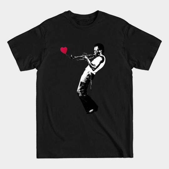 Discover BANKSY × Miles Davis - Banksy - T-Shirt