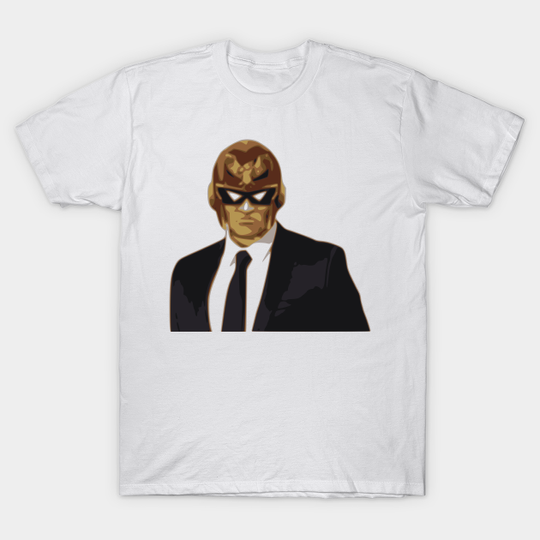 Discover Captain Falcon in Formal Attire - Captain Falcon - T-Shirt