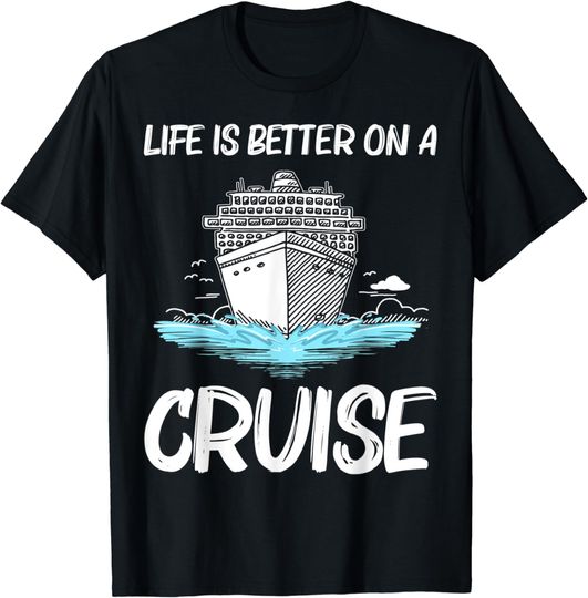 Discover Funny Cruise Gift For Men Women Carnival Cruising Sea Travel T-Shirt